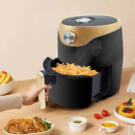 Freidora de aire AF501 hasta 200° C MyIdea capacidad 5,5 LT potencia 1350 vatios