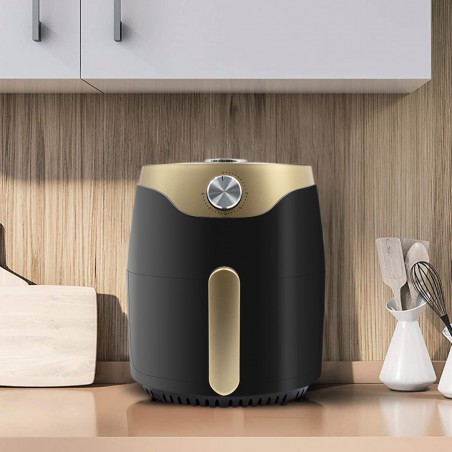 Freidora de aire AF501 hasta 200° C MyIdea capacidad 5,5 LT potencia 1350 vatios