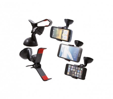 Soporte universal coche smartphone GPS con ventosa modelo nuevo