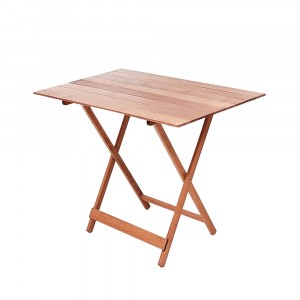 Mesa plegable 100 x 60 cm en madera natural mesa...