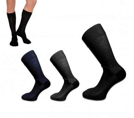 Pack de 6 o 12 pares de calcetines para hombre hechos de hilo de Escocia 