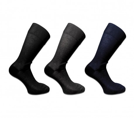 Pack de 6 o 12 pares de calcetines para hombre hechos de hilo de Escocia 