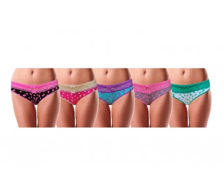 Pack de bragas brasileñas - Ropa interior femenina en varios colores y tallas TOUS LES JOURS