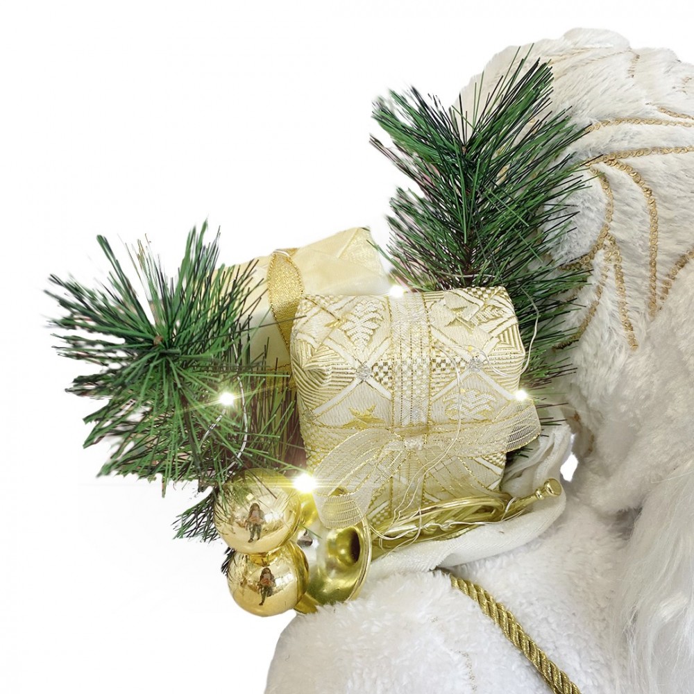 144232 Papá Noel para Decoración terciopelo...