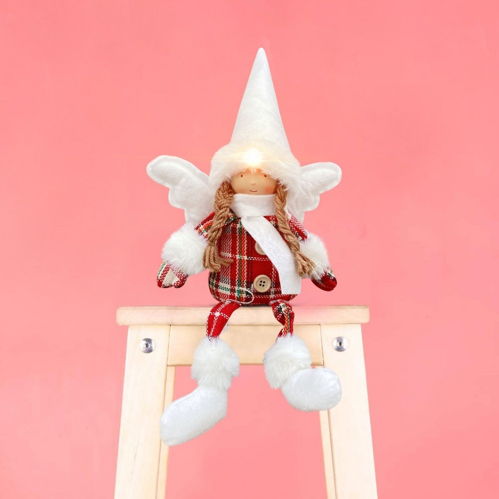 305185 Hada navideña sentada con vestido...