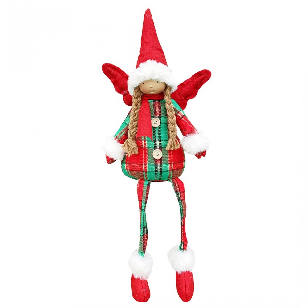 305187 Hada navideña sentada con vestido...