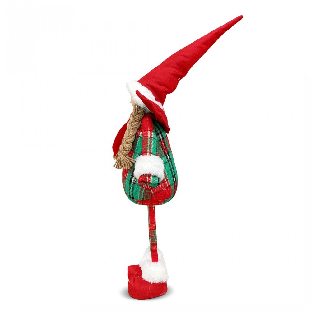 305188 Hada navideña con vestido cuadros y...