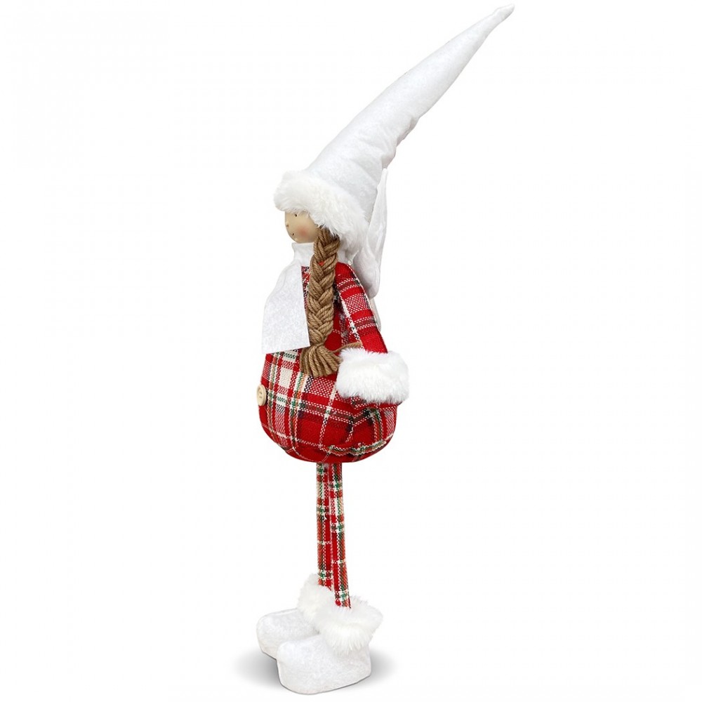 305188 Hada navideña con vestido cuadros y...