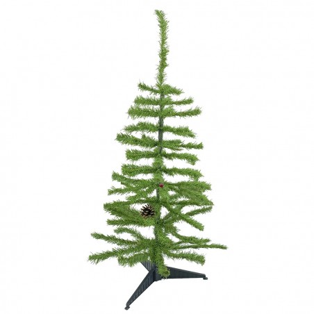 245001 Árbol de Navidad 70H Cm piñas y ramas moldeables Abeto Artificial en PVC