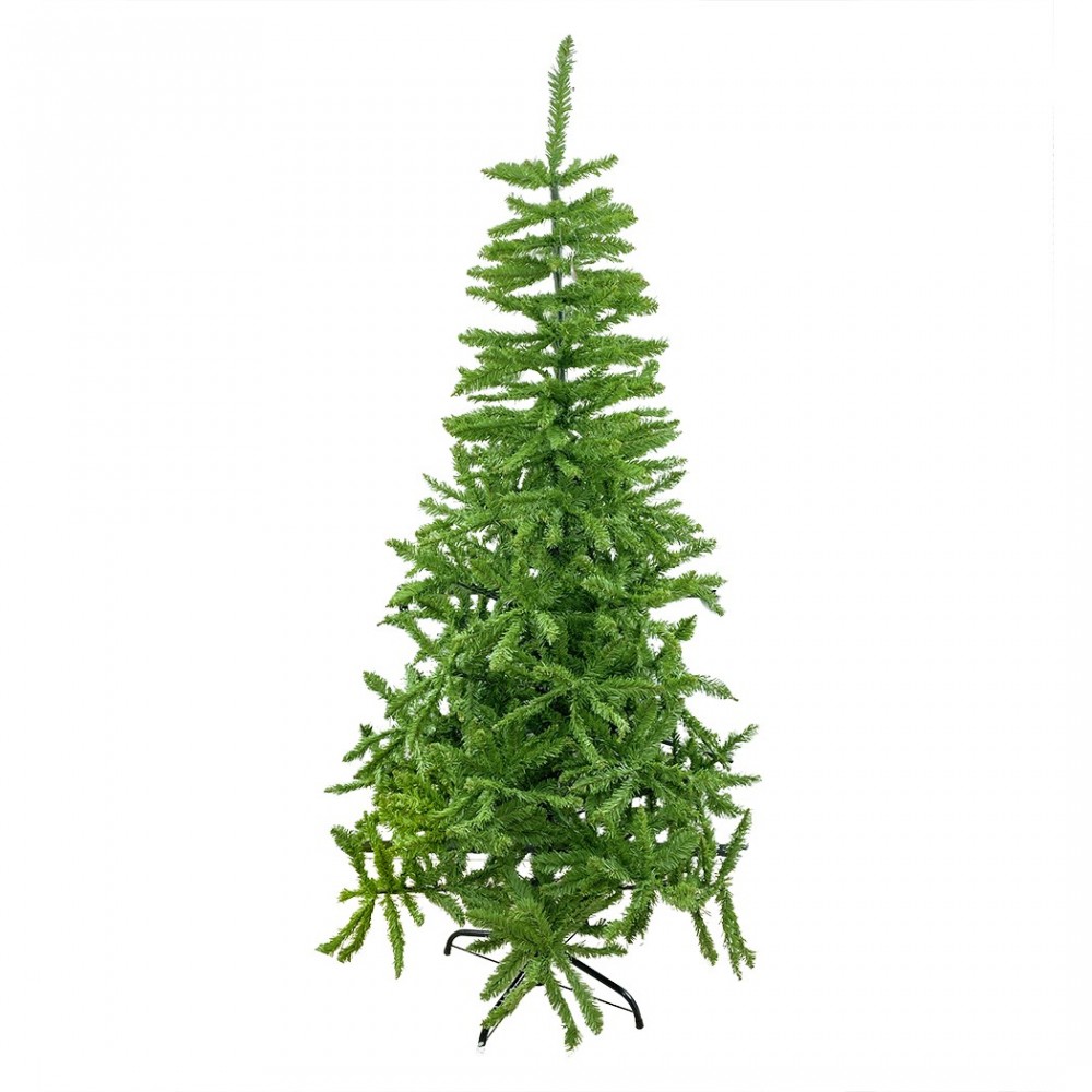 164052 Árbol de Navidad 180H cm 780 ramas plegables en abeto artificial de PVC