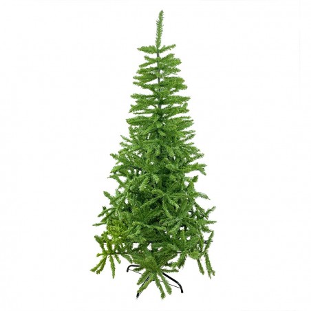 164052 Árbol de Navidad 180H cm 780 ramas plegables en abeto artificial de PVC