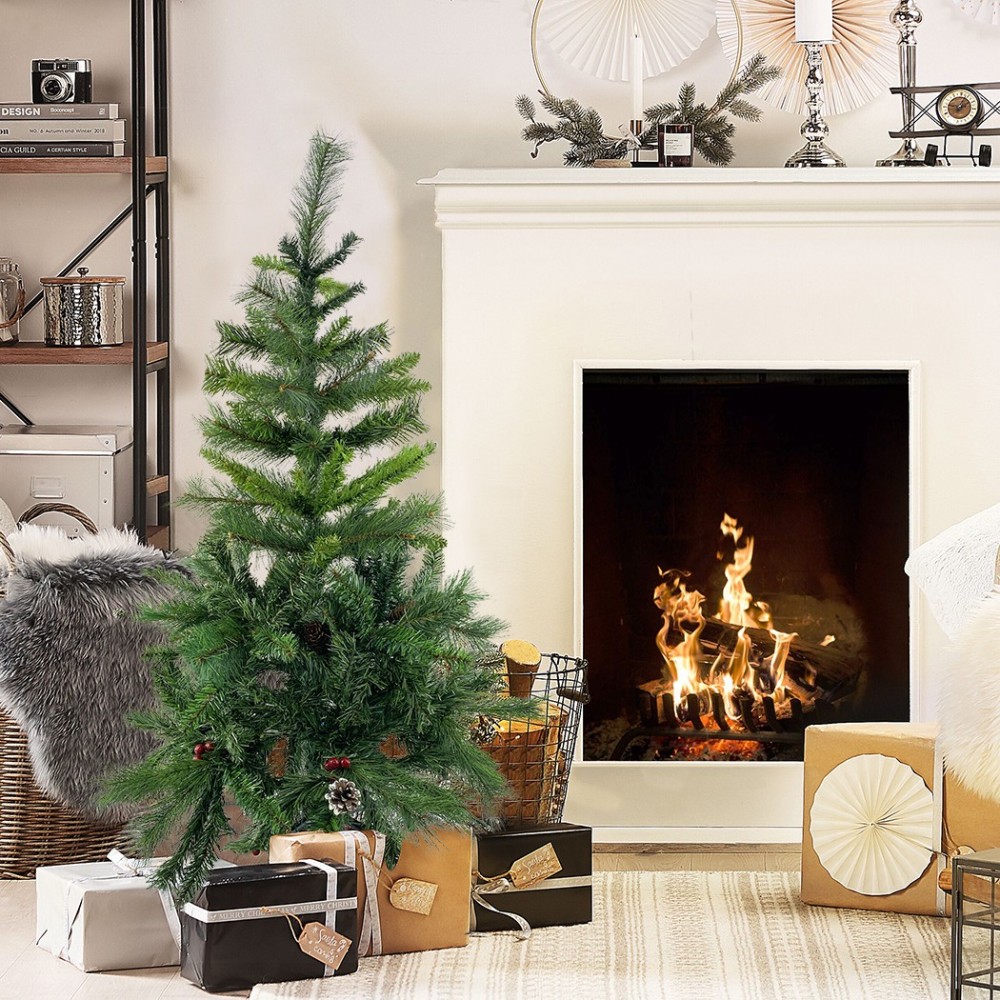 164049 Árbol de Navidad 120H cm 380 ramas...