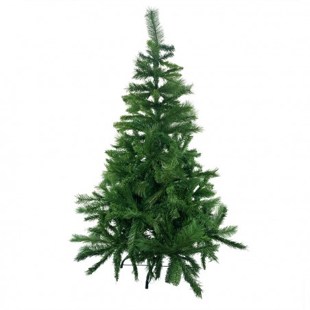 164048 Árbol de Navidad 150H cm 504 ramas plegables en abeto artificial de PVC