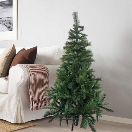 164048 Árbol de Navidad 150H cm 504 ramas plegables en abeto artificial de PVC