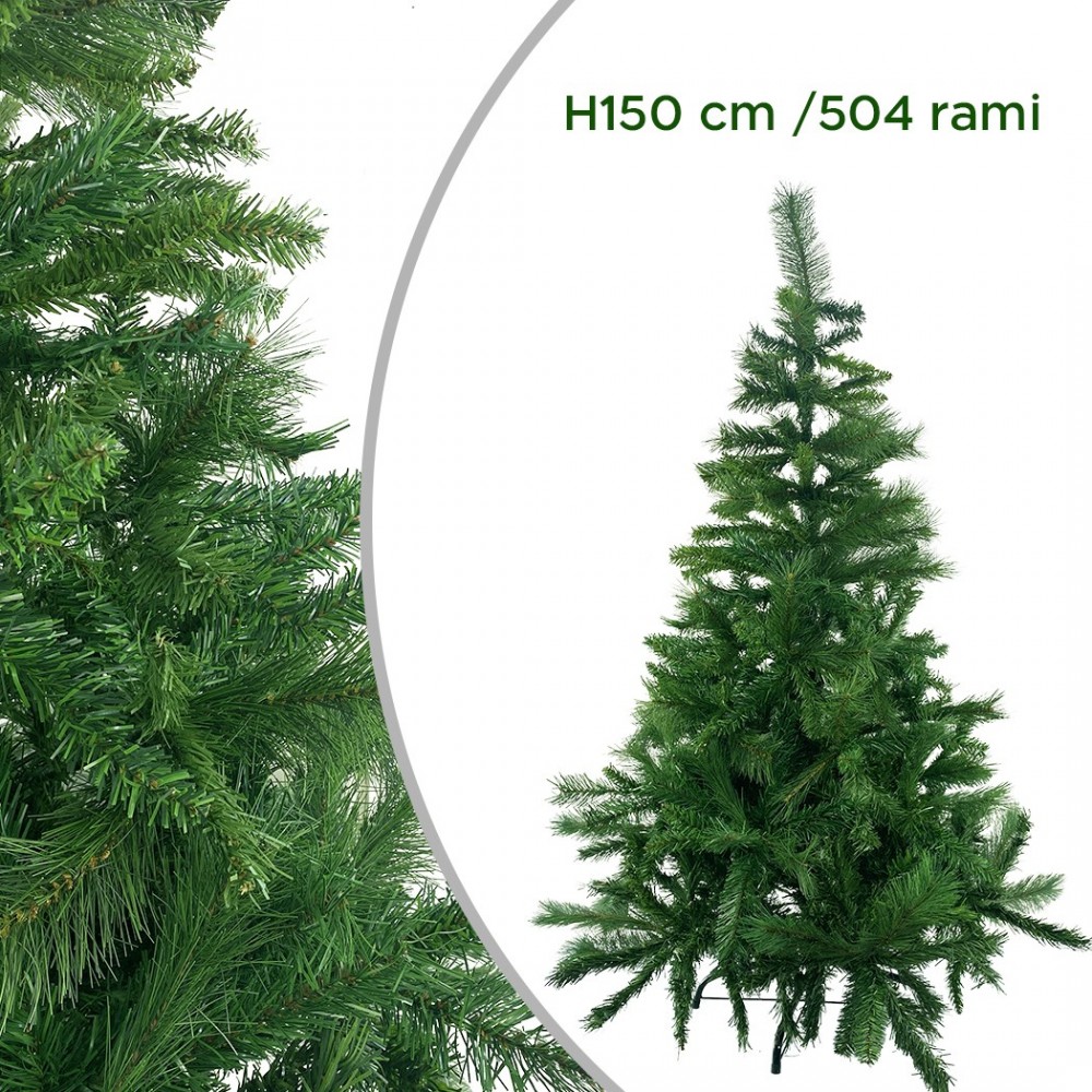 164048 Árbol de Navidad 150H cm 504 ramas...