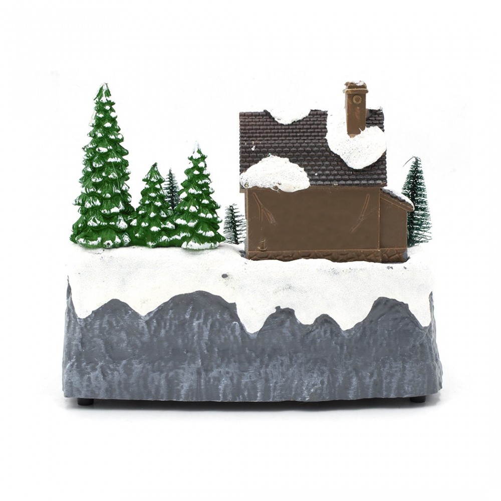 Carrusel de paisaje navideño nevado 753466...