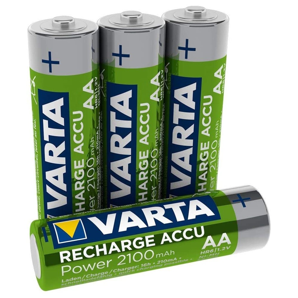 Pack 4 uds. Pilas Varta recargables AA Stylus...