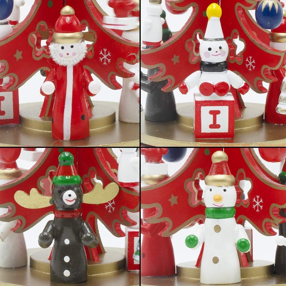 Caja música carrusel de madera 740237 Árbol de...