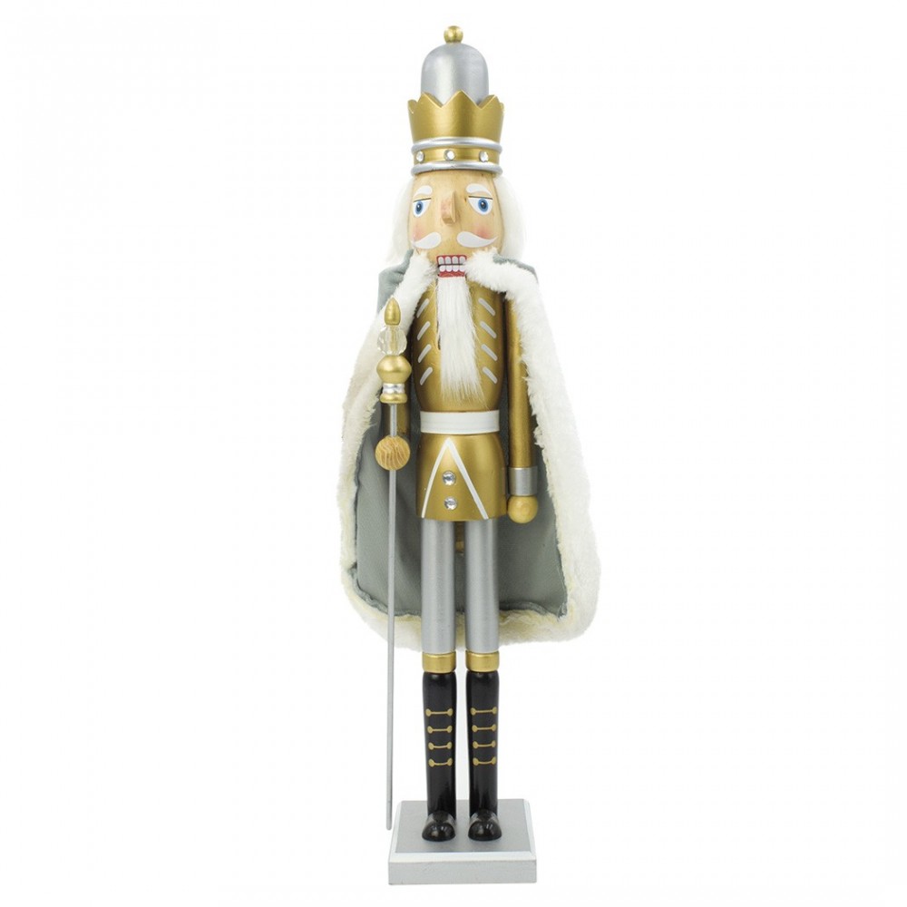 048390 Soldado cascanueces en madera decorado...