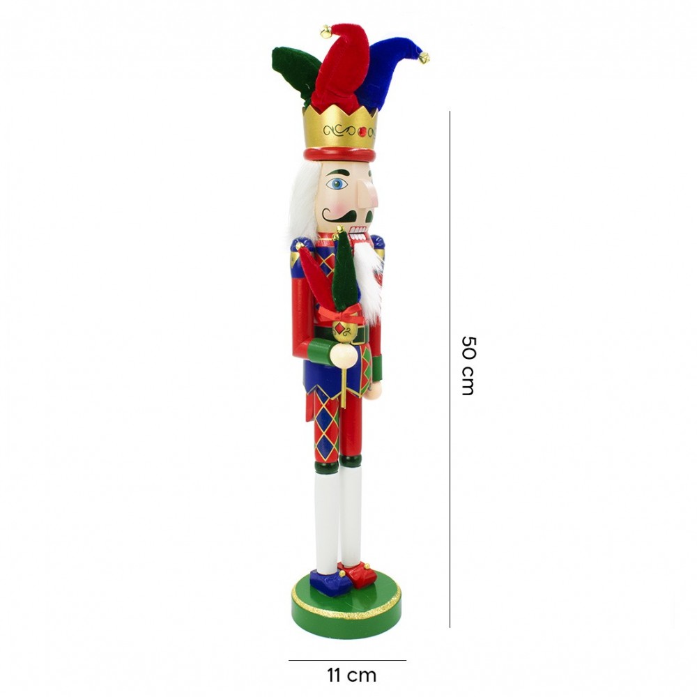 030166 Soldado cascanueces bufón Decoración...