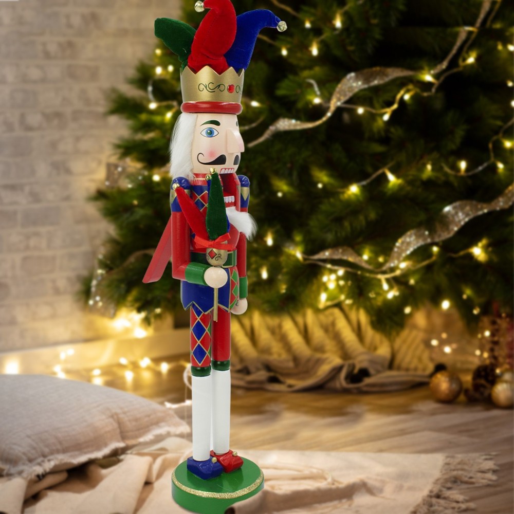 030166 Soldado cascanueces bufón Decoración...