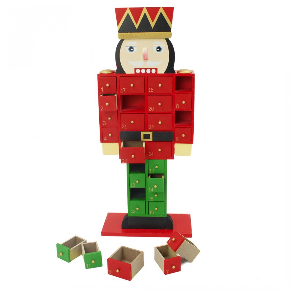 848353 Soldado cascanueces con calendario de...