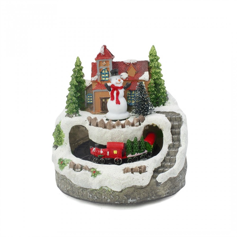 997068 Carrusel de paisajes navideños música,...