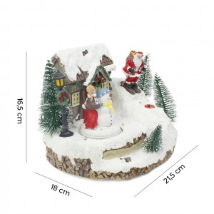 996986 Carrusel de paisajes navideños con música, luces y... 2