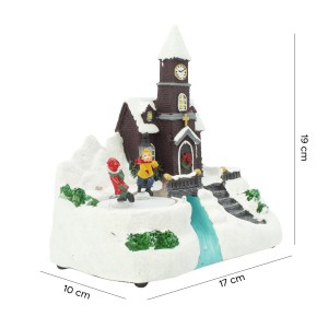 991133 Carrusel de paisajes navideños con música, luces y... 2