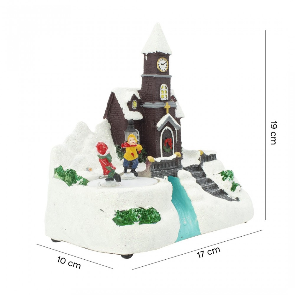 991133 Carrusel de paisajes navideños con...