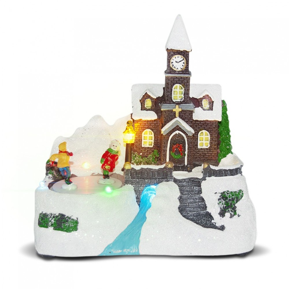 991133 Carrusel de paisajes navideños con...