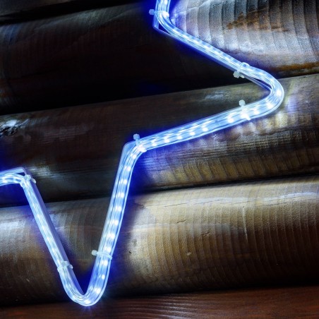 297243 Estrella fugaz de navidad con luz azul de LED intermitentes 65L cm
