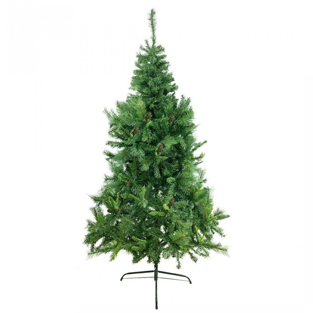 164041 Árbol de Navidad 210H Cm con piñas y...