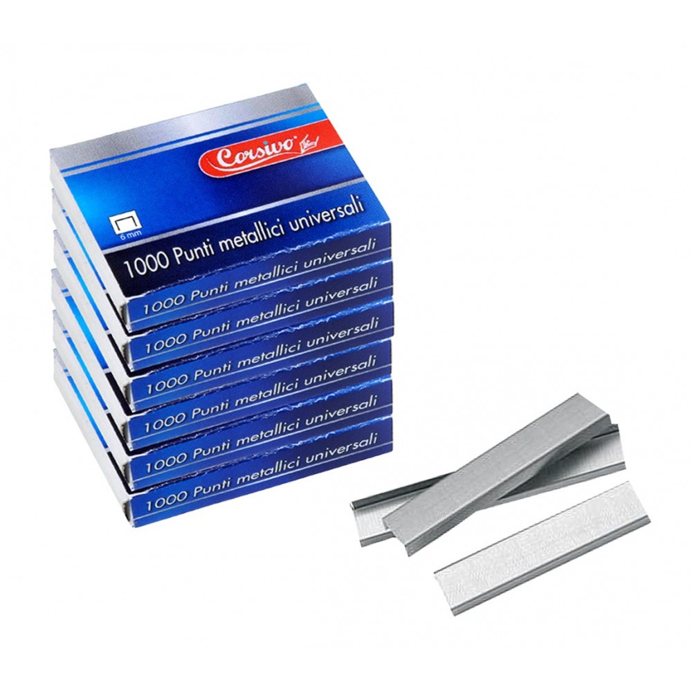 725254 Pack de 8 paquetes de 1000 grapas...