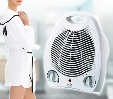 Estufa calentador vertical 2000 watt HL9337 DCG termostato con asa regulable para transporte