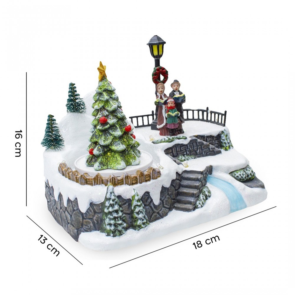 361005 Paisaje Pueblo Navideño iluminación...