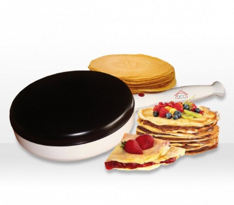 Sartén para crepes DCG pancake eléctrica antiadherente 900 watt CM5750 