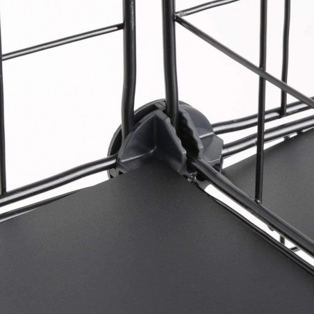 Estantería modular de malla metálica de 24 piezas estantería en forma de cubos