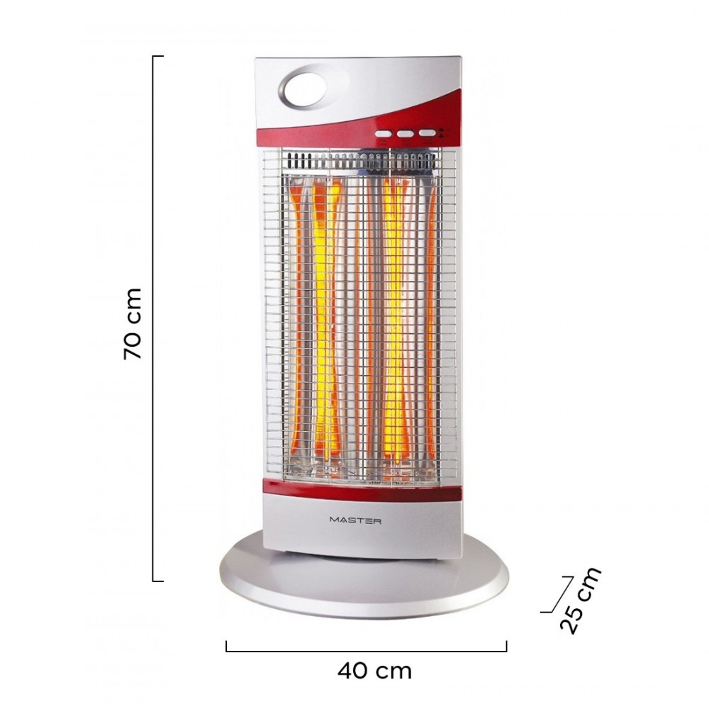 MASTER SC1300 Calentador halógeno de carbón...