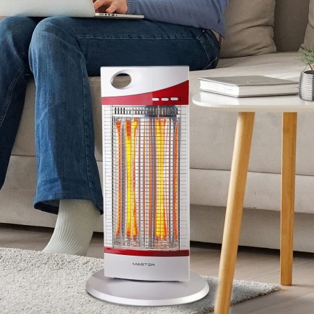 MASTER SC1300 Calentador halógeno de carbón oscilante de 2 elementos 600 - 1200W