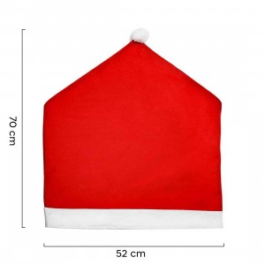 Funda navideña para silla en forma de gorro Papá Noel... 2