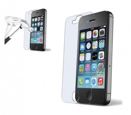 Protector de pantalla templado para smartphone que protege la pantalla contra choques y caídas iPhone 4, 4s