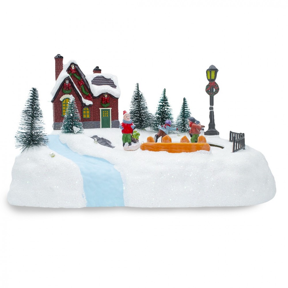 361040 Carrusel navidad pista de patinaje luces...