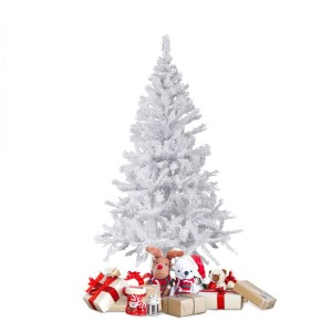 Árbol de Navidad blanco 120 cm Ramas plegables y abeto... 2