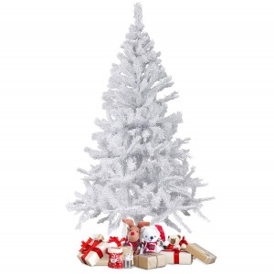 Árbol de Navidad Blanco 210 cm Abeto Artificial... 2