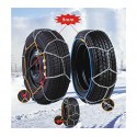 Cadenas de nieve en acero para el coche 9mm KNS homologado de 20 a 130 para todo tipo de vehículos automóviles