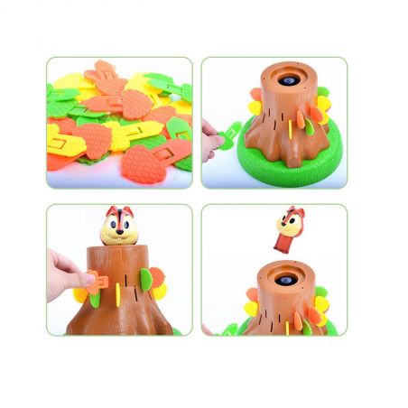 121900 La Ardilla Alegre Juego de mesa para niños +3 Creativo y divertido