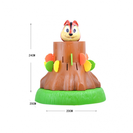 121900 La Ardilla Alegre Juego de mesa para niños +3 Creativo y divertido