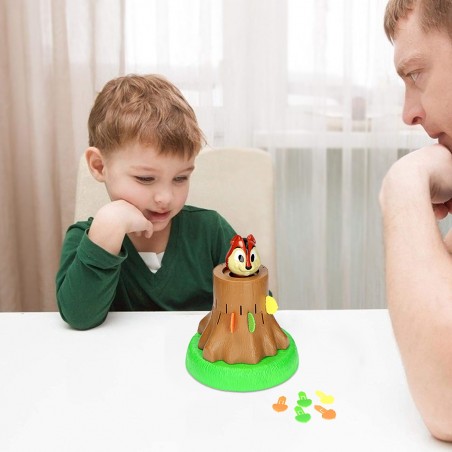 121900 La Ardilla Alegre Juego de mesa para niños +3 Creativo y divertido