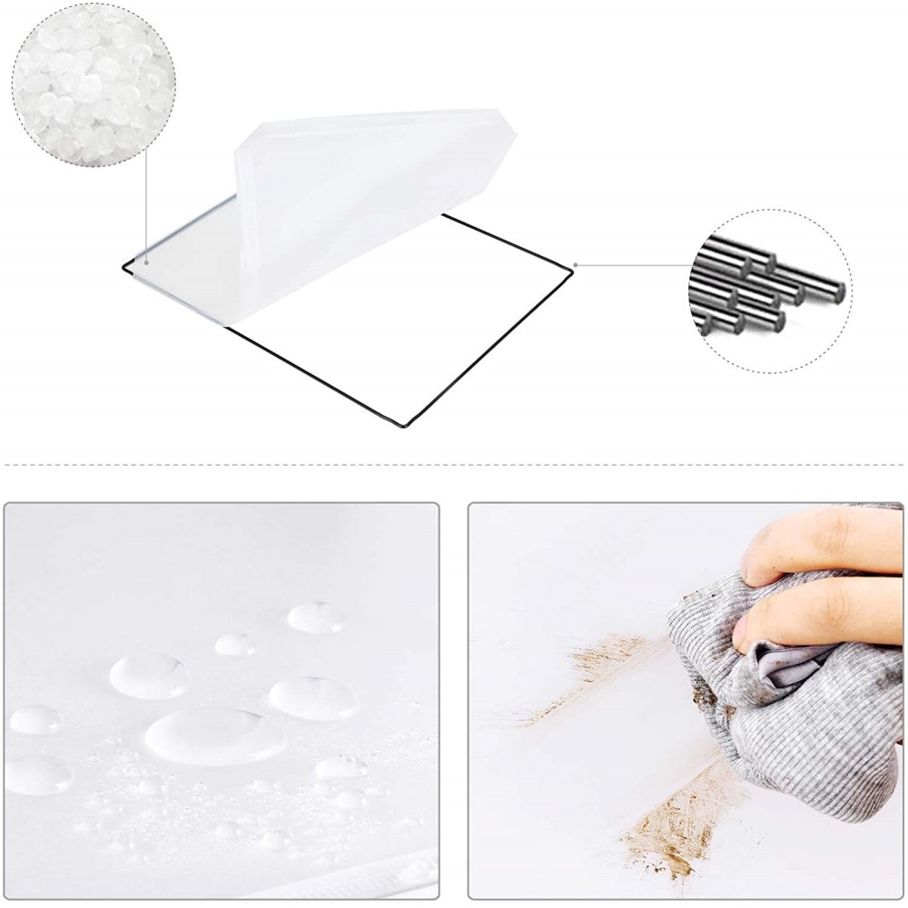 Armario de estantes modular de PVC Blanco...